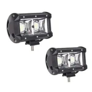 Set 2 x proiectoare auto 18LED, 72W, 6500K, 12V, IP68 Promoție