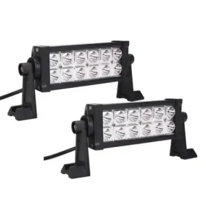 Set 2 proiectoare auto LED cu suport, 120W/set, 12 LED, 12/36V Ieftin