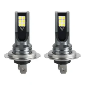 Cumpără online Set 2 becuri auto LED H7, 120W/set, 12 LED SMD, 6000K, 12/24V