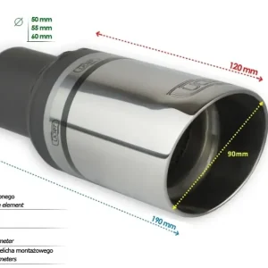 Ofertă exclusivă Terminatie toba tips Ulter din INOX N1-91