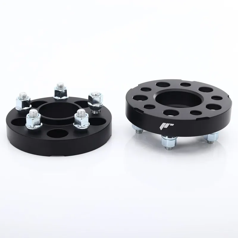 Cel mai bun preț Distantiere roti cu dubla prindere cu piulite 30mm cu prindere 5×114.3 si gaura centrala 71.6 cu piulite incluse cu filet M1-2UNF culoare Black marca JR Wheels