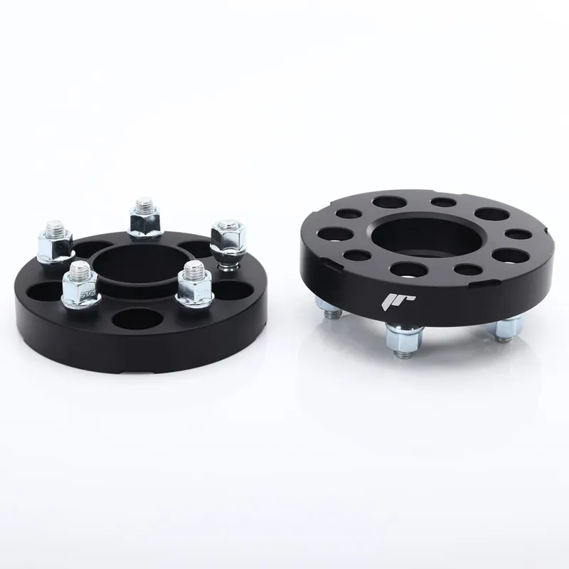 Chilipir Distantiere roti cu dubla prindere cu piulite 50mm cu prindere 6×114.3 si gaura centrala 66.1 cu piulite incluse cu filet M12x1.25 culoare Black marca JR Wheels