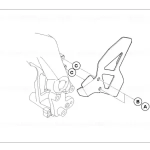 Preferatul clienților Kit protecție cadru ALU - BMW Motorrad