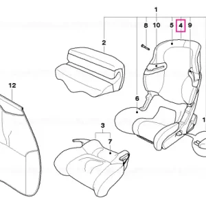 Transport gratuit Scaun junior II STOFF GRAU-BLAU - BMW