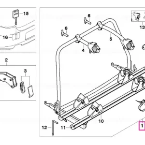 Suport spate US E92/E93 - BMW Cumpără online