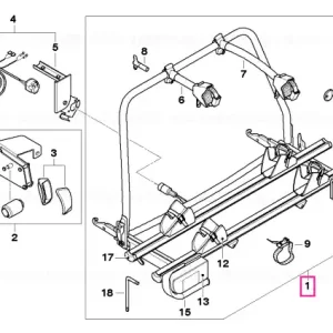 Ofertă limitată Suport posterior aluminiu R56 ECE - BMW - Mini