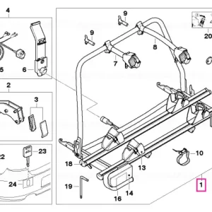 Suport posterior ECE E8X - BMW Transport gratuit