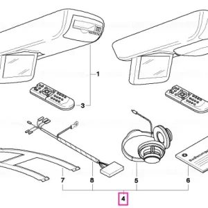 Calitate înaltă Kit instalare sistem DVD E39 TOURING - BMW