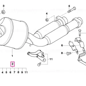 Vezi acum Kit instalare sistem deschis DPF E39-M57 E39 - M57 EURO3 - BMW