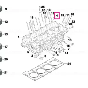 Ultima șansă Ghidaj de supapă 6/12,6MM "1" - BMW