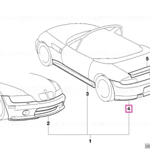 Bara protectie spate ECE E C E - BMW Preferatul clienților