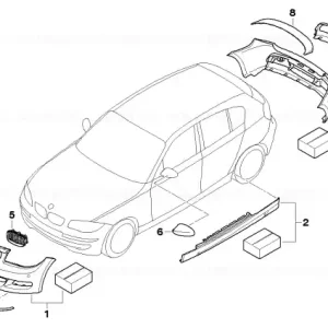 Vezi acum BMW Performance Aero Pack spate