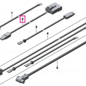 Cablu baterie plus L=2860MM L= 2860MM - BMW Reducere