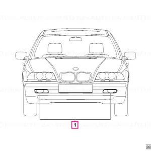 Set instalare faruri anticeață - BMW Popular