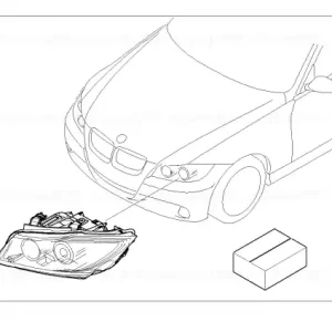 Ultima șansă Kit retrofit far bi-xenon RHD - BMW