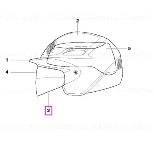 Vizieră lungă pentru casă Air Flow - BMW Motorrad Doar azi