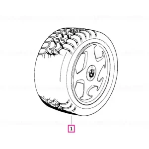 Roată iarnă completă dreapta 235/45R17H - BMW Ofertă