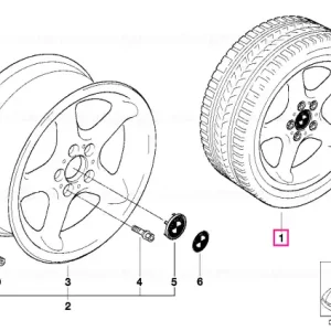 Set complet roti aliaj vara 235/45R17 94Y - BMW Ofertă de sezon