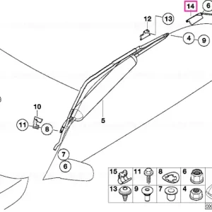 Airbag cap spate stâng - BMW Ieftin