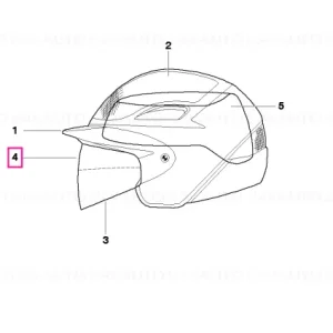Vizieră scurtă cască Air Flow - BMW Motorrad Cumpără online