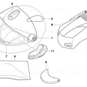 Clapetă ventilație menton - BMW Motorrad Reducere extra