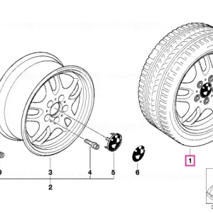 Set complet roți aliaj vară 225/50ZR16 - BMW Mai ieftin