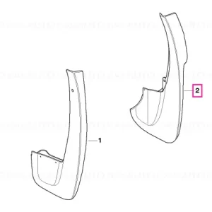 Set aparatoare noroi spate - BMW Nu rata