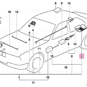 Unitate control sistem alarmă, SYSTEM II - BMW Popular
