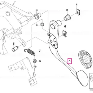 Comandă acum Pedală frână - BMW - Mini