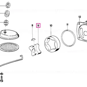 Rotor interior 3X5 - BMW Motorrad Chilipir