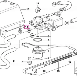 Șurub hexagonal cu șaibă, M6X20MM - BMW Retur gratuit