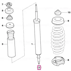 Premium Piuliţă hex flanşă M10-8 ZNS3 - BMW - Mini