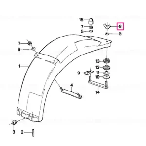 Ofertă limitată Piuliţă fluture M6 - BMW Motorrad