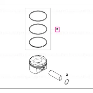 Super ofertă Kit reparație segmenți piston (0) - BMW - Mini