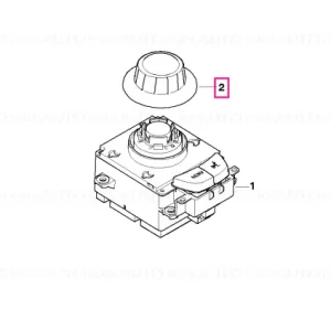 Buton control CHROM - BMW Retur gratuit