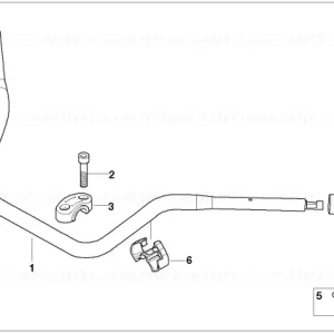 Amortizor vibrații ghidon crom - BMW Motorrad Transport gratuit