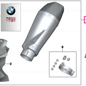 Silențiator sport HP - BMW Motorrad Ofertă specială