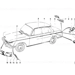 Bandă estetică ușă față dreapta - BMW Expediere rapidă