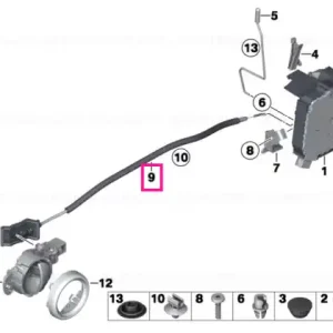 Cel mai bun preț Cablu Bowden mâner ușă interior - BMW - Mini