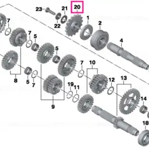 Livrare gratuită Pinion, Z=17 - BMW Motorrad