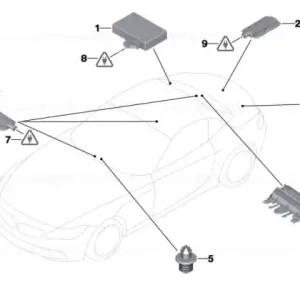Suport antena ferita - BMW Expediere rapidă