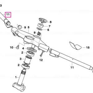 Reducere Mâner dreapta - BMW Motorrad