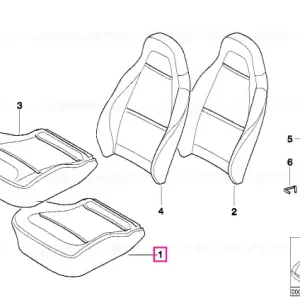 Spuma plastic scaun - BMW Noutate