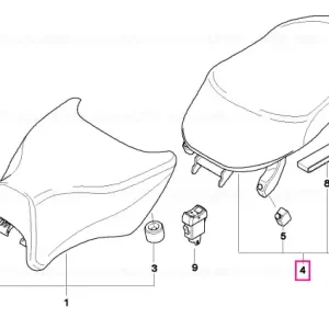 Nu rata Scaun incalzit negru spate - BMW Motorrad
