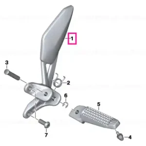 Livrare expres Platformă sprijin picior stânga - BMW Motorrad