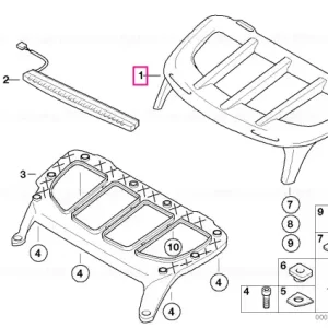 Livrare rapidă Kit retrofit șină cu lumină frână TOP-CASE - BMW Motorrad