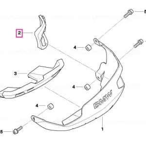 Ofertă de sezon Tampla soc stanga sus - BMW Motorrad