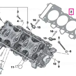 Garnitură capac cilindri 0,87MM - BMW Motorrad Reducere