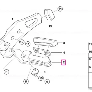 Repoziție spate stânga FERRO - BMW Motorrad Ofertă de sezon