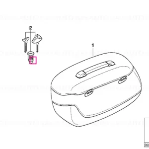 Transport gratuit Geantă plastic dreapta mare SW 37L SW  37L - BMW Motorrad